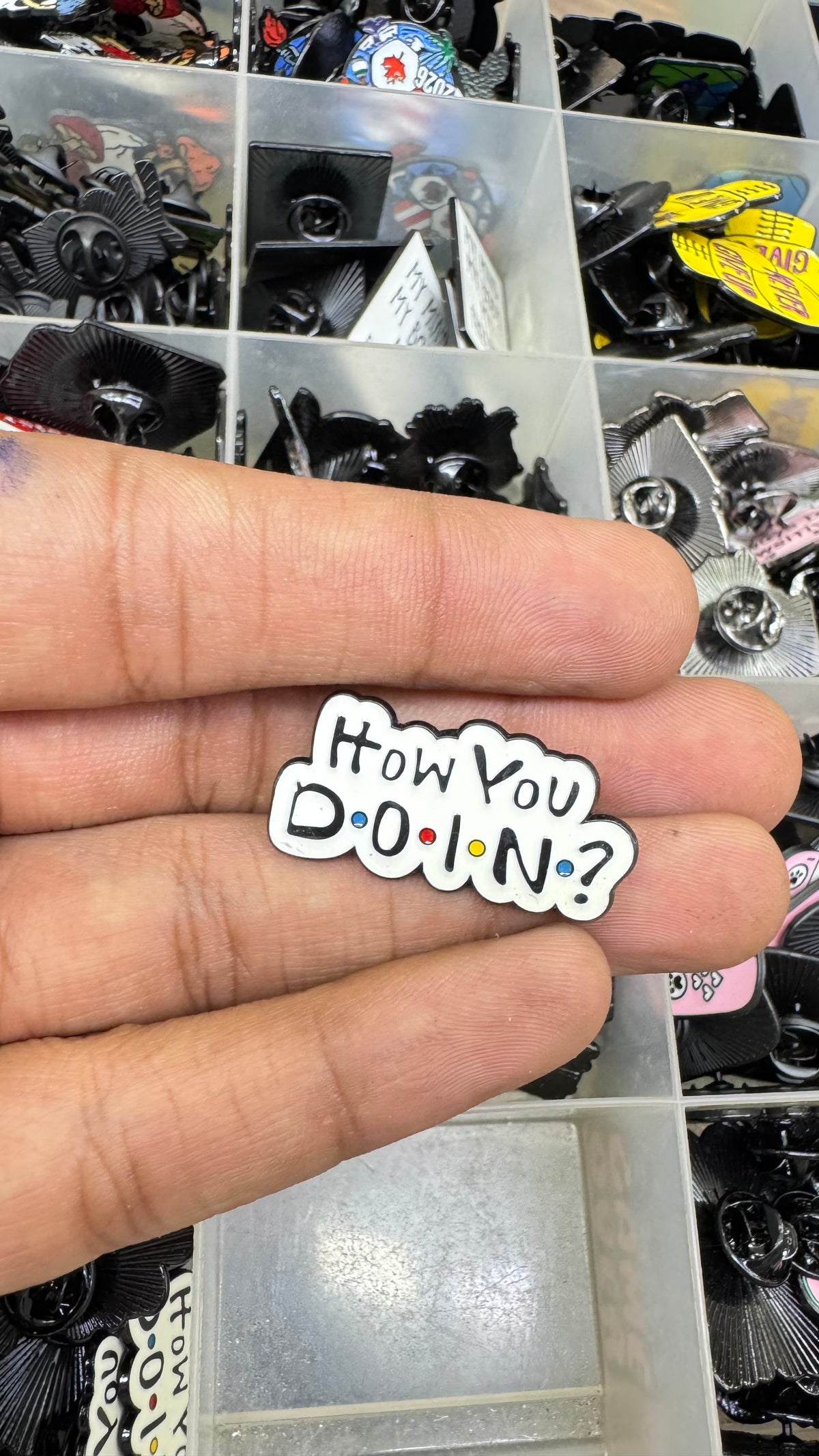 How You D.O.I.N.G Brooch Pin for imatation jewellery