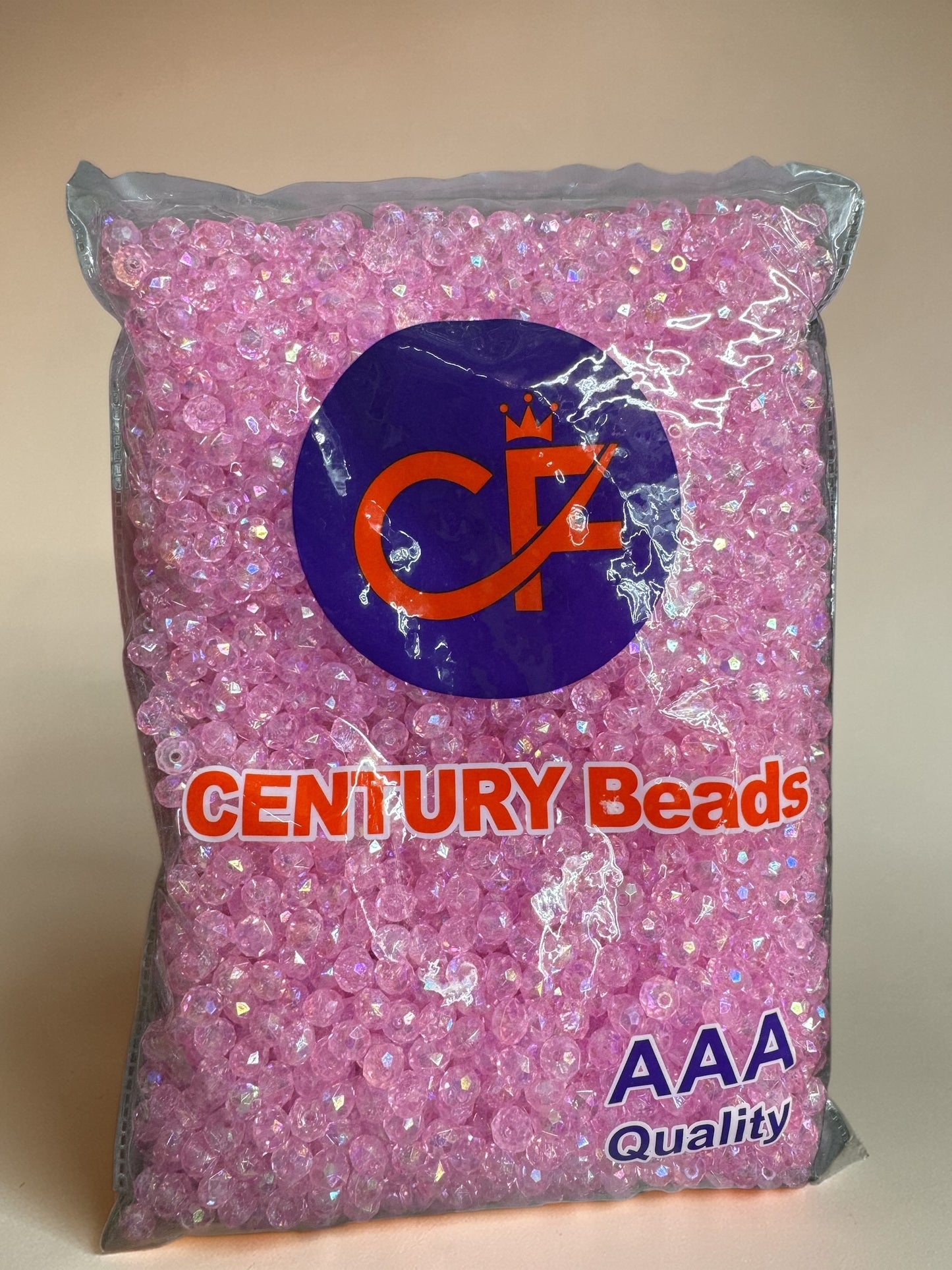 8mm RAINBOW Acrylic Crystal Beads |