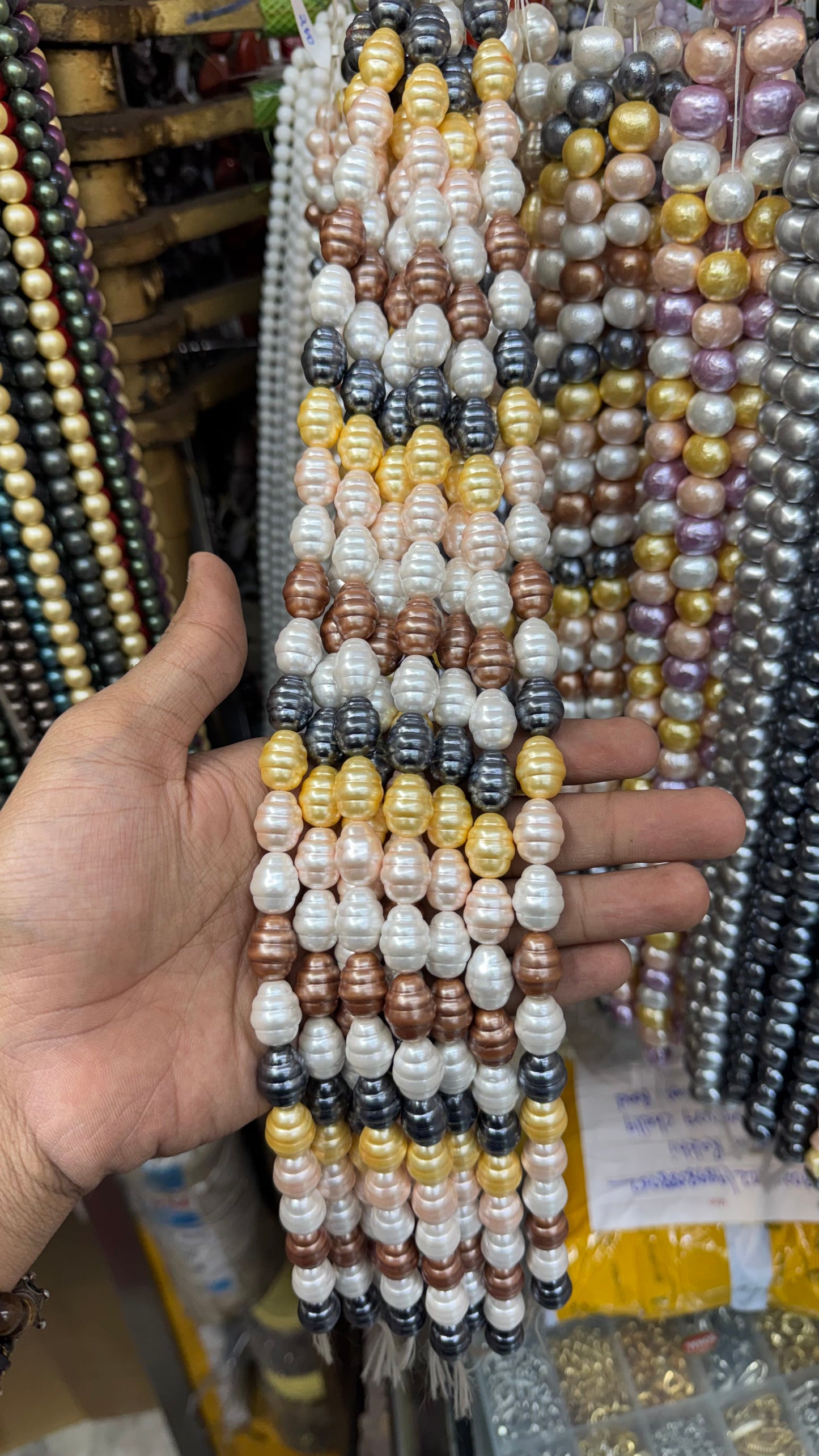 Multicolor Shell Pearl Beads – Irregular Luxury Pearls for Jewellery Making