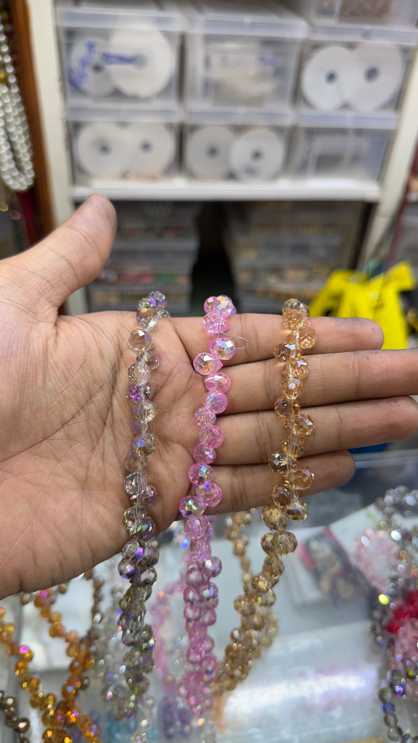 Premium Grape Crystal Beads for Jewellery Making