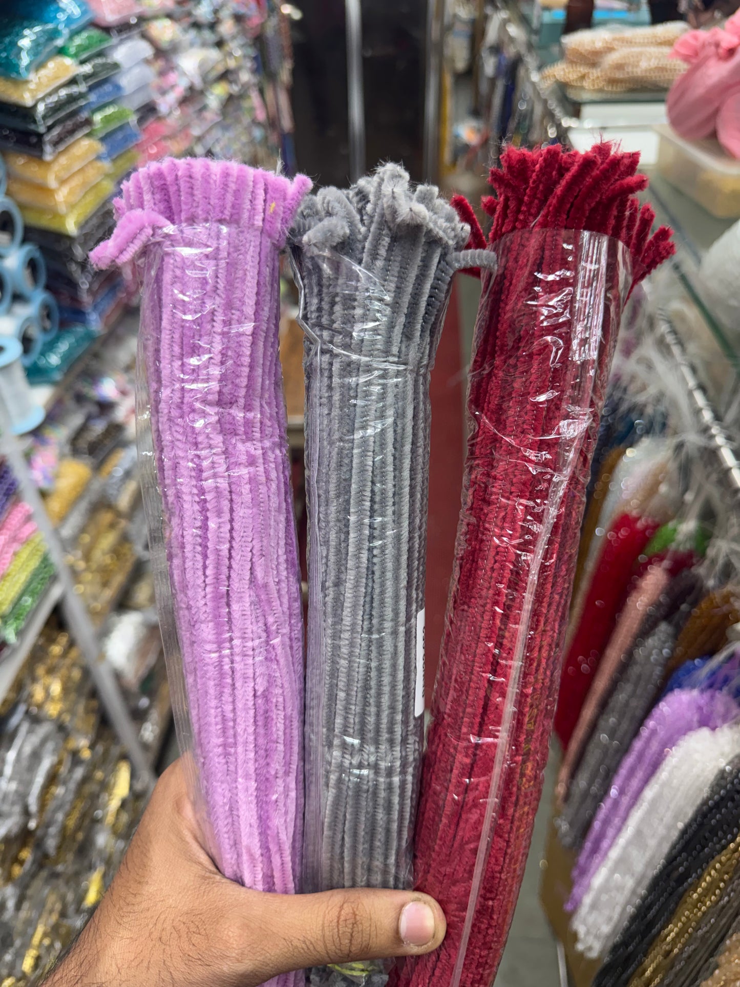Clear Pipe Cleaners for Flower Making |