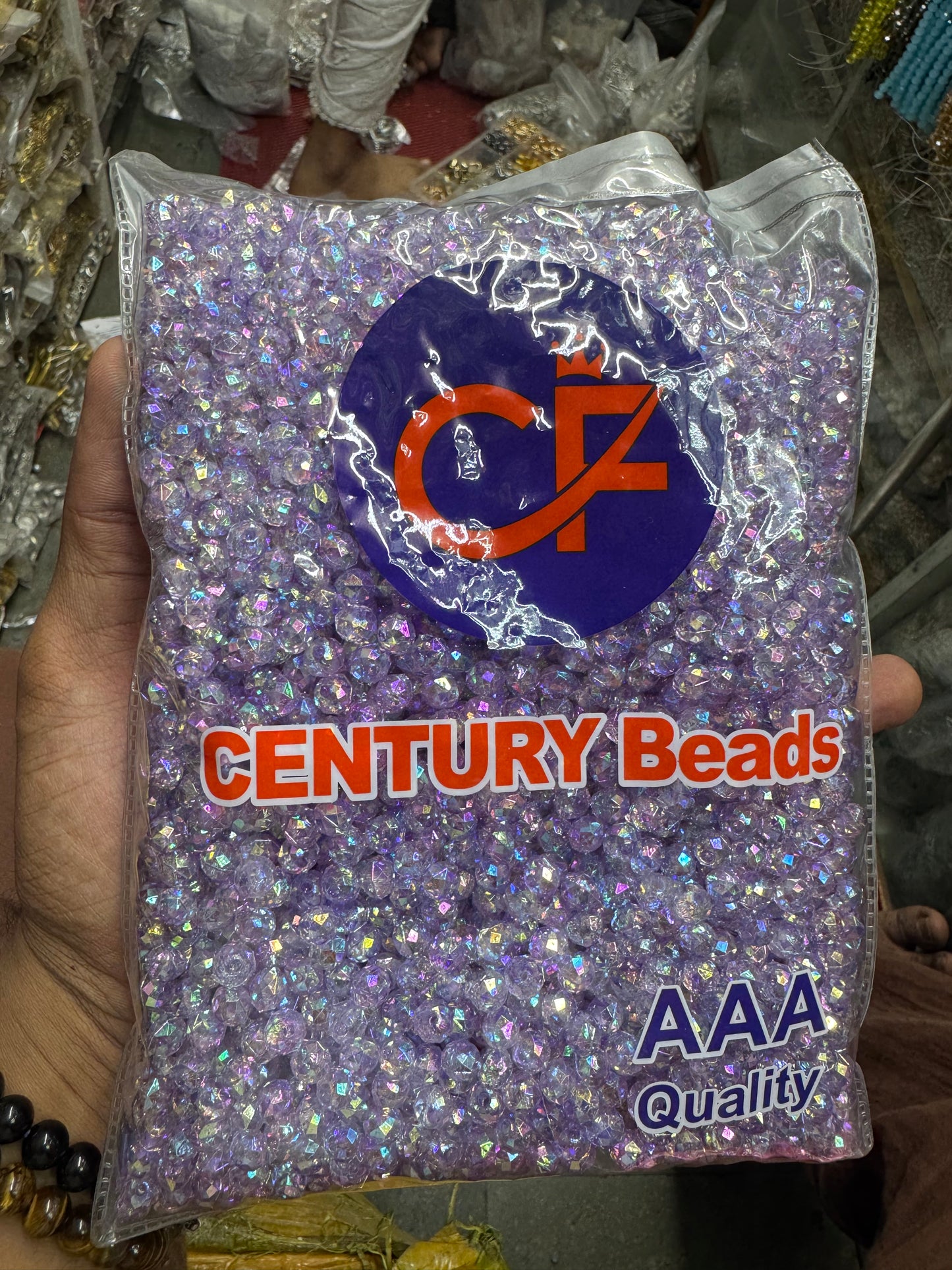 8mm Rainbow Shine Crystal Beads for Purse Making
