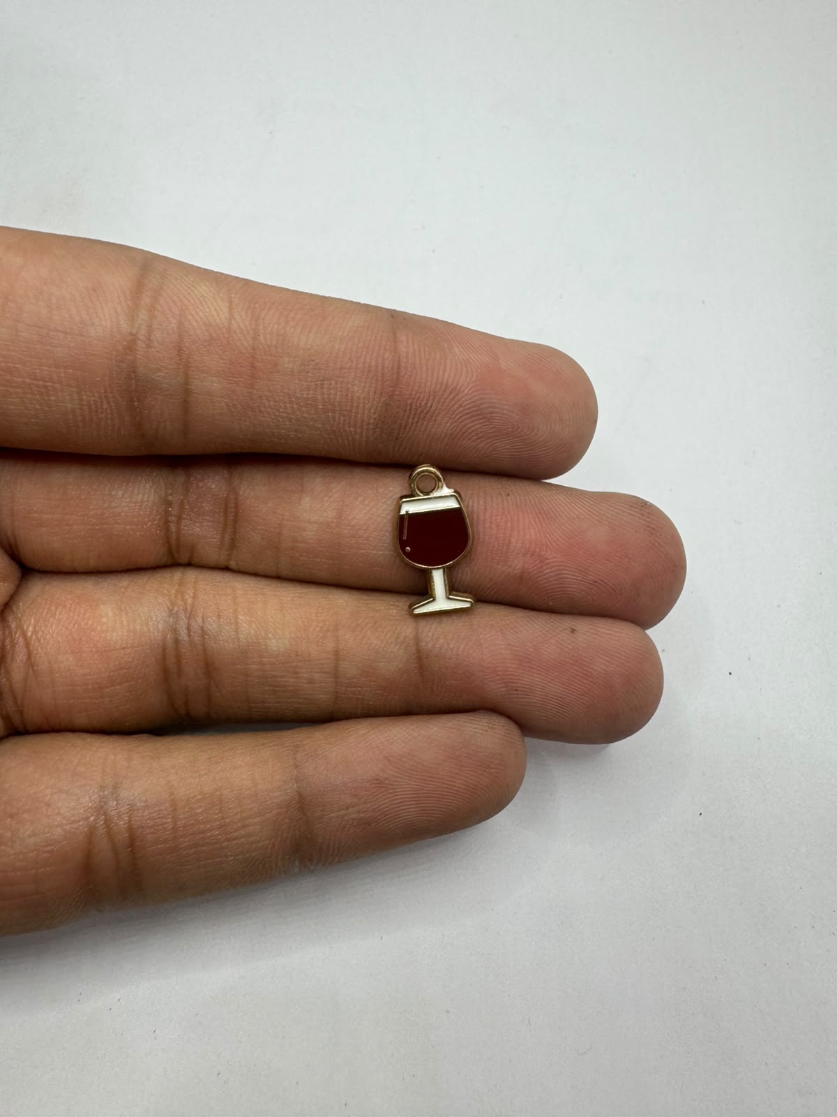 Glass of wine charm for Imitation Jewellery Making | Century Fancy Beads