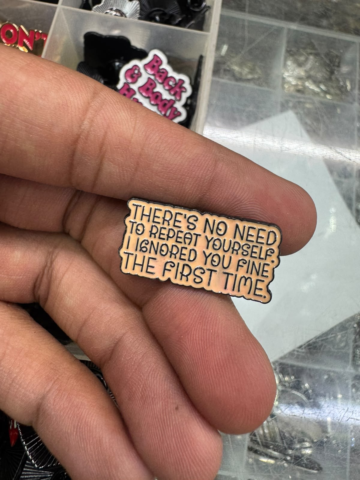Enamel Brooch Pin for imatation jewellery