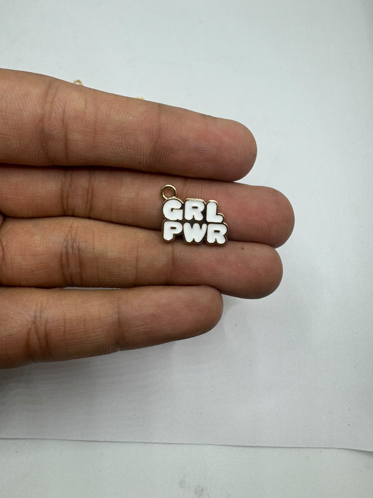 Girl power enamel for Imitation Jewellery Making | Century Fancy Beads