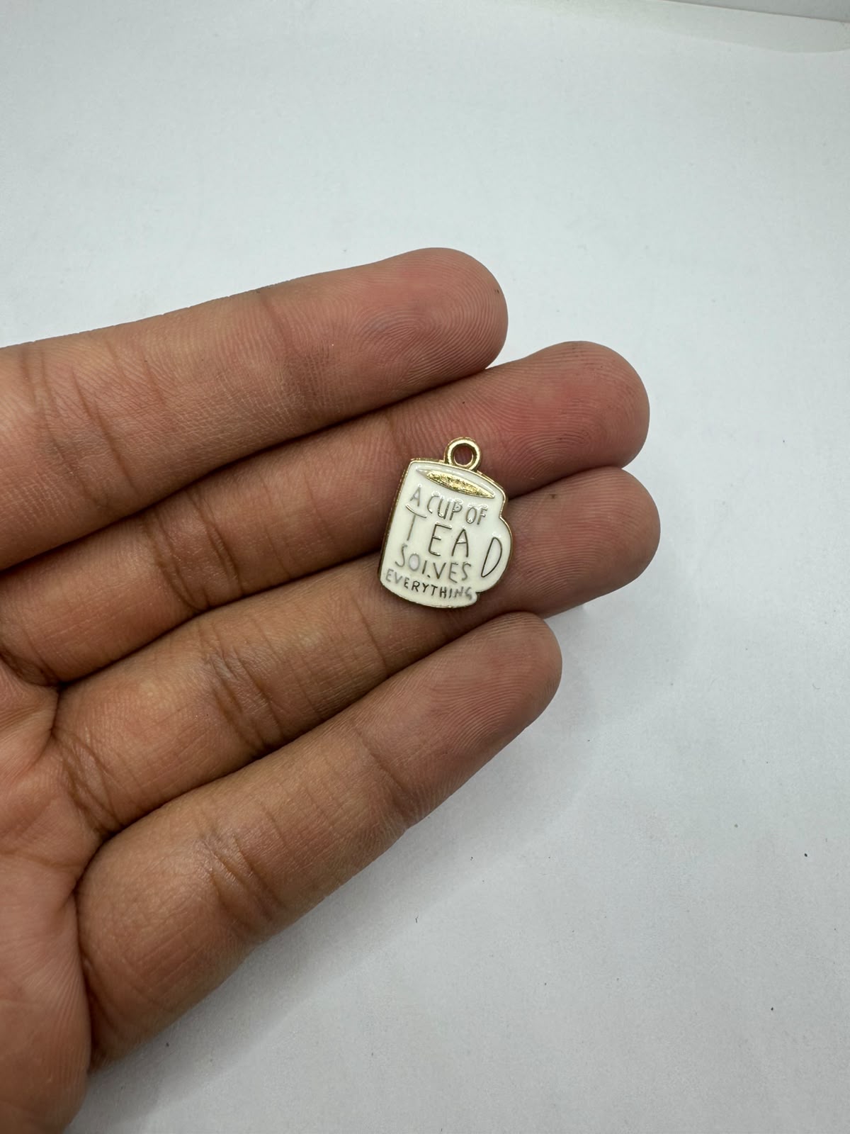 Cup of Tea charm for Imitation Jewellery Making | Century Fancy Beads