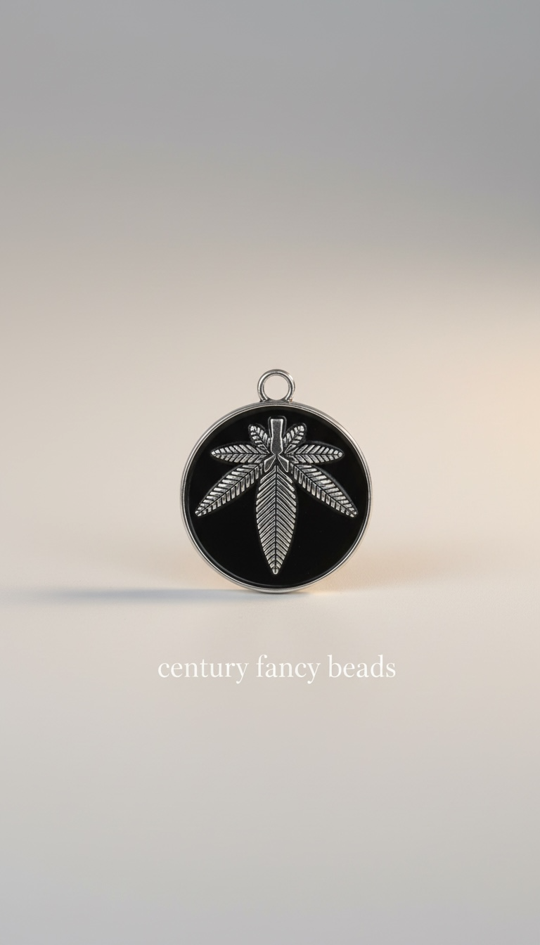 Premium LEAF 🍁 Shape Metal Pendant for Jewellery & Keychains |
