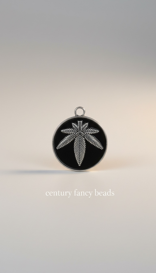 Premium LEAF 🍁 Shape Metal Pendant for Jewellery & Keychains |