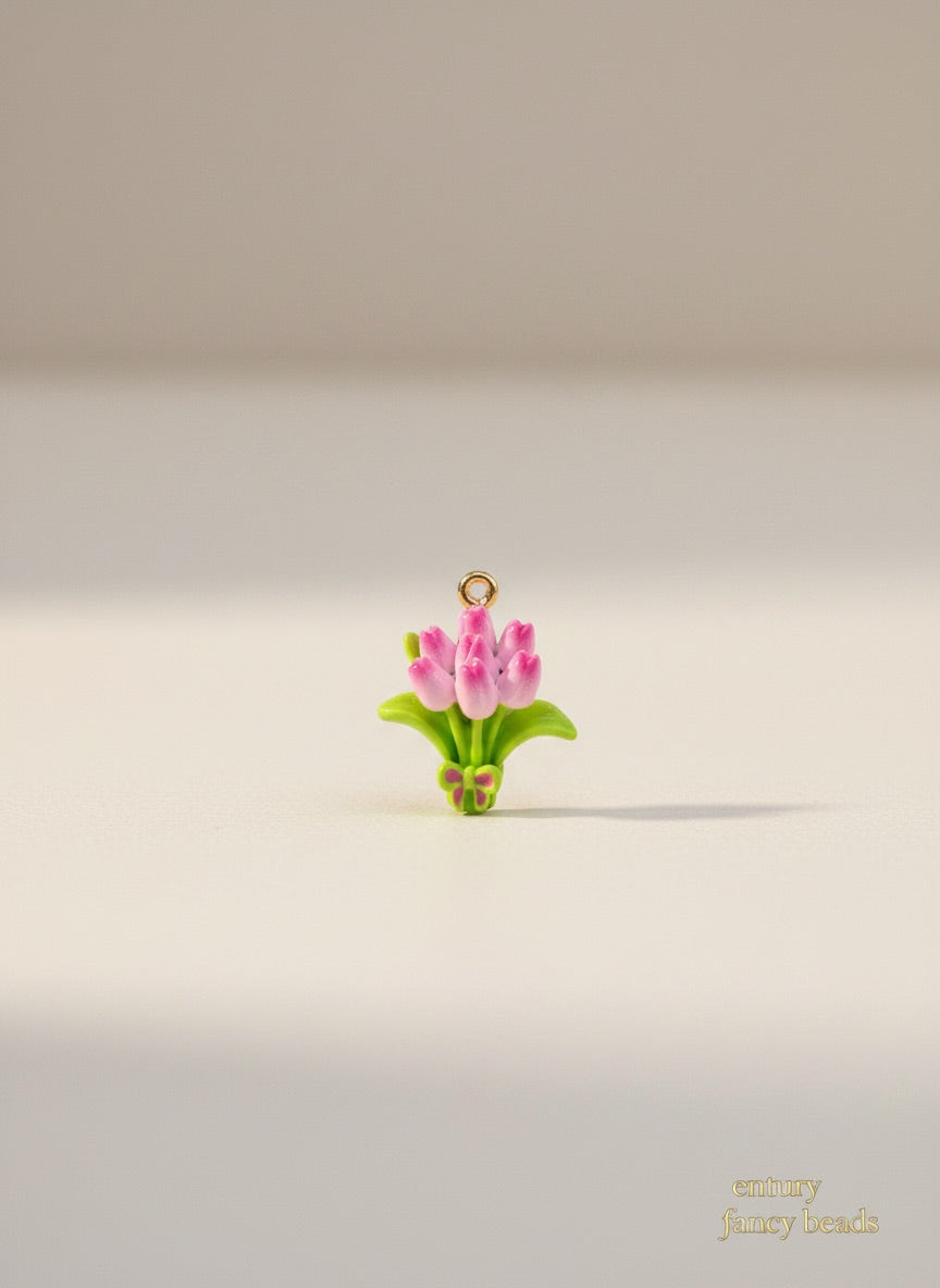 3D Stainless Steel Enamel Charms