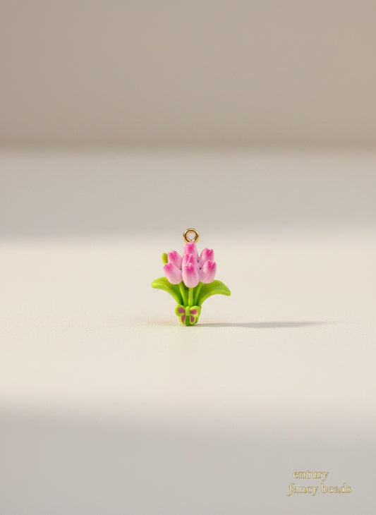 3D Stainless Steel Enamel Charms