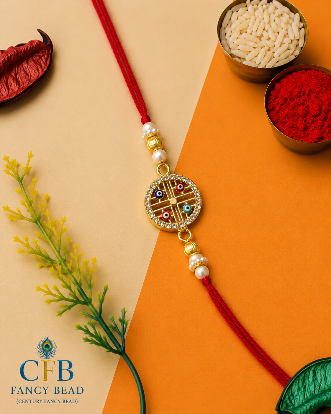 Rakhi Charms for Rakhi Making | Imitation Jewellery ( only  central charm )