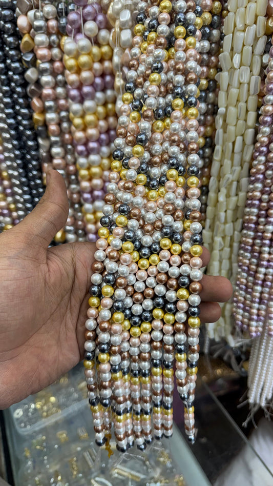 8mm shell pearl