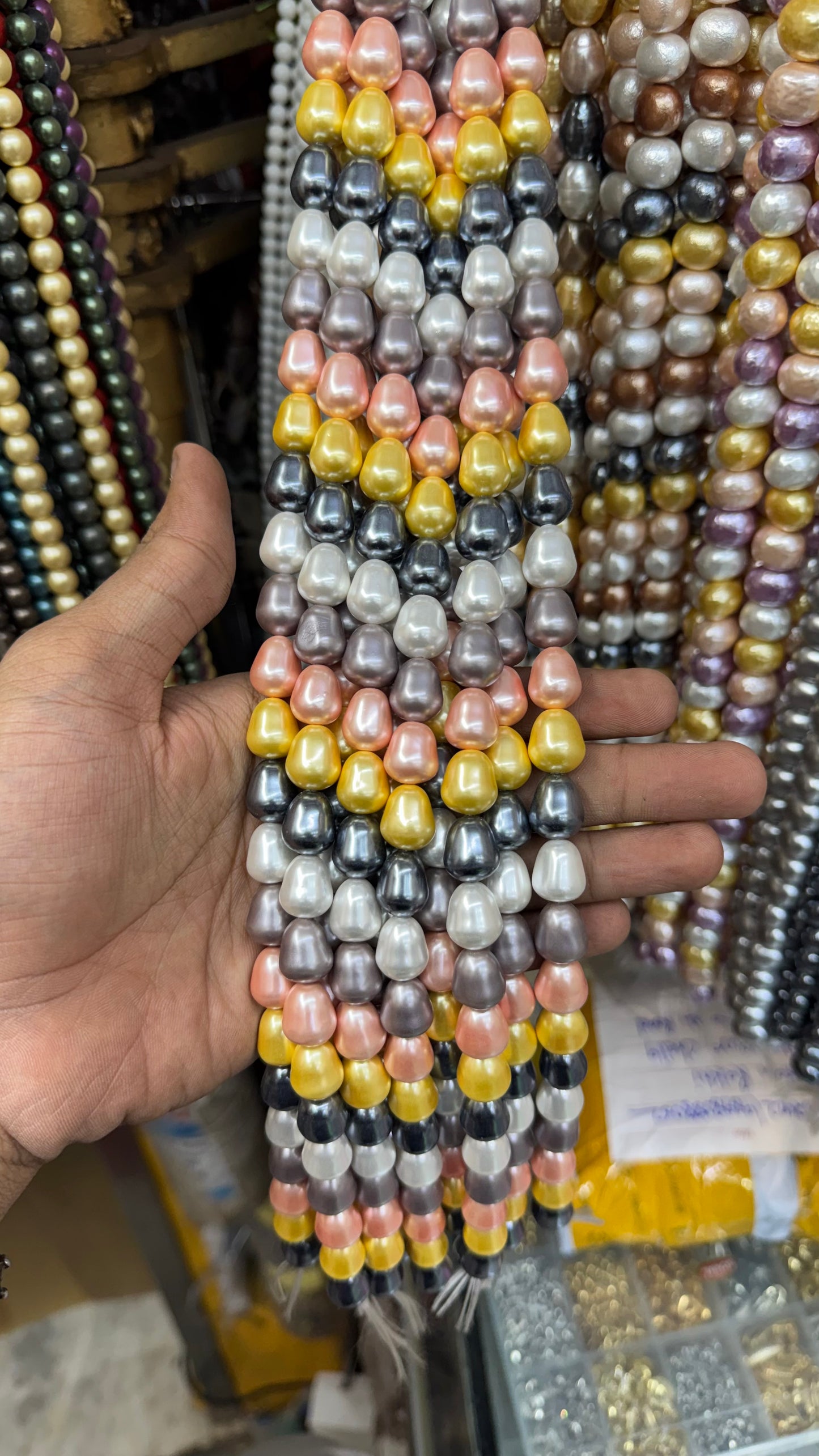 Multicolor Shell Pearl Beads – Irregular Luxury Pearls for Jewellery Making