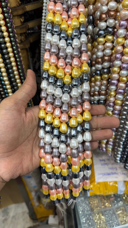 Multicolor Shell Pearl Beads – Irregular Luxury Pearls for Jewellery Making