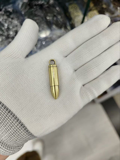 Premium bullet  Shape Metal Pendant for Jewellery & Keychains |