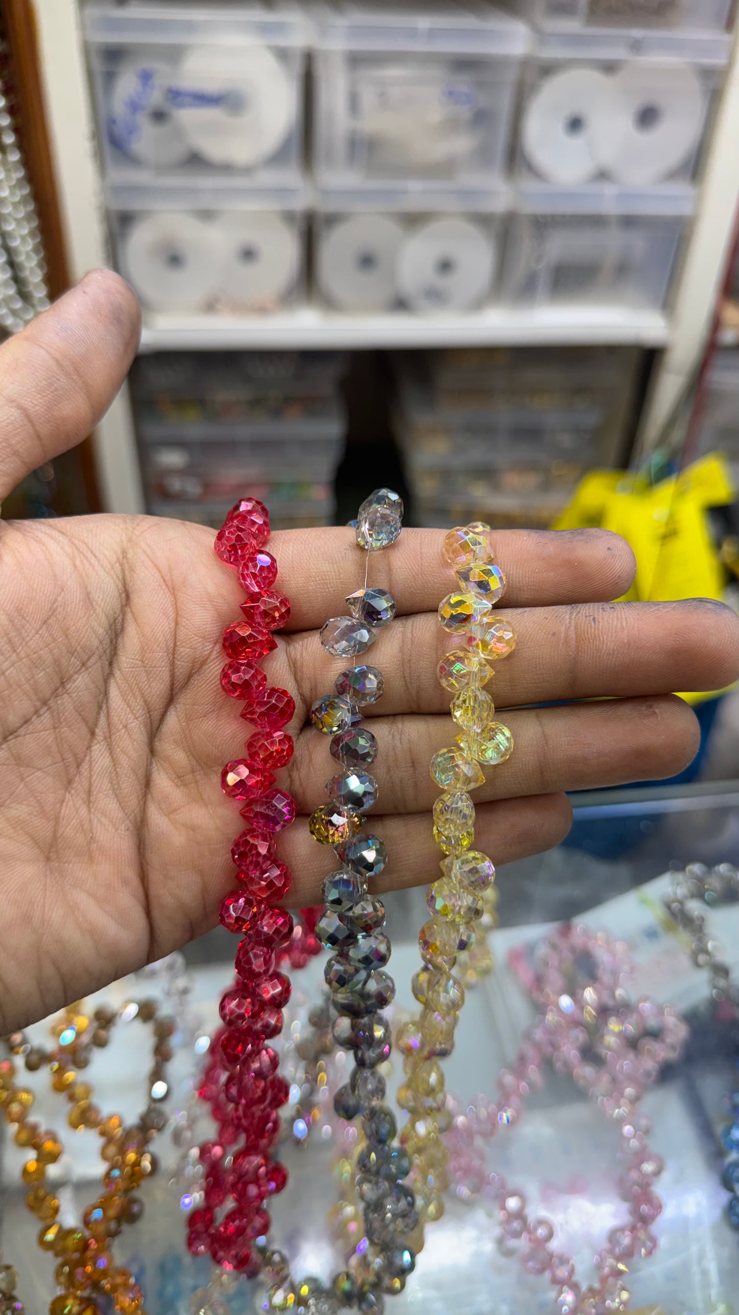 Premium Grape Crystal Beads for Jewellery Making