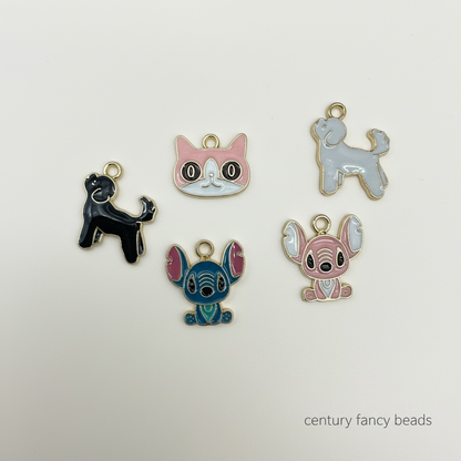 Cute Animal Enamel Charms