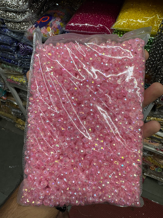 8mm Rainbow Shine Crystal Beads for Purse Making