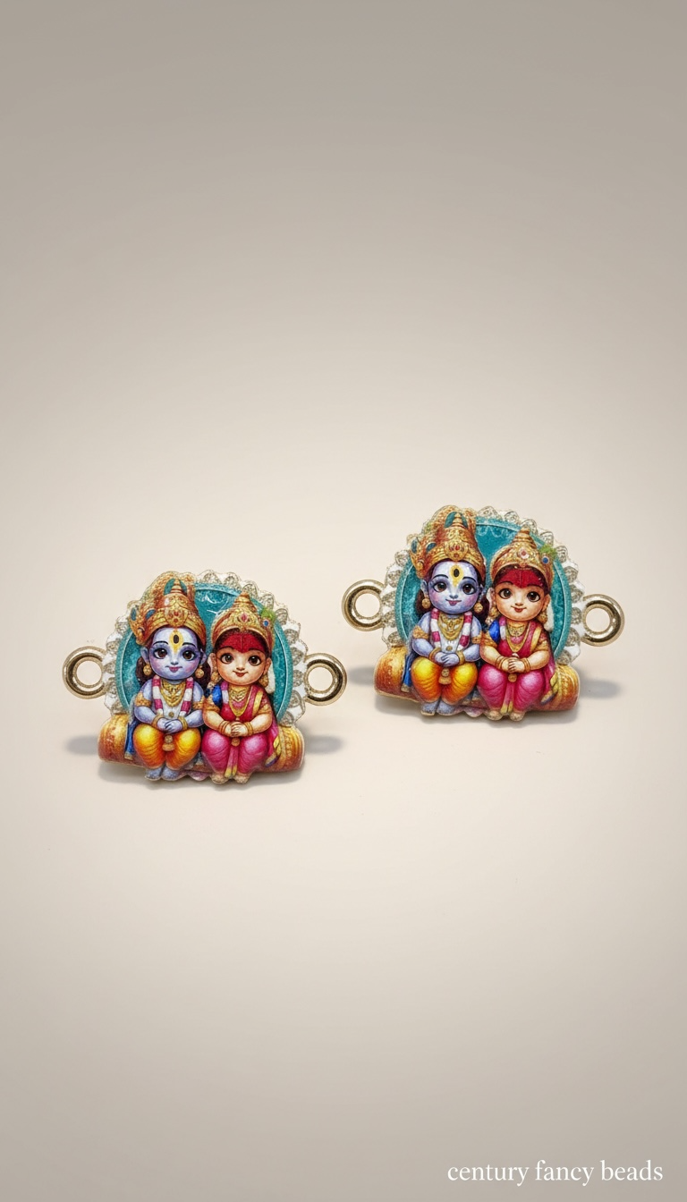 Double Loop  Charm | Rakhi Connector Charm