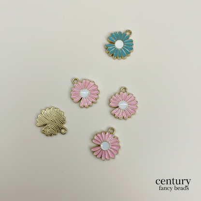 Enamel Flower Charms