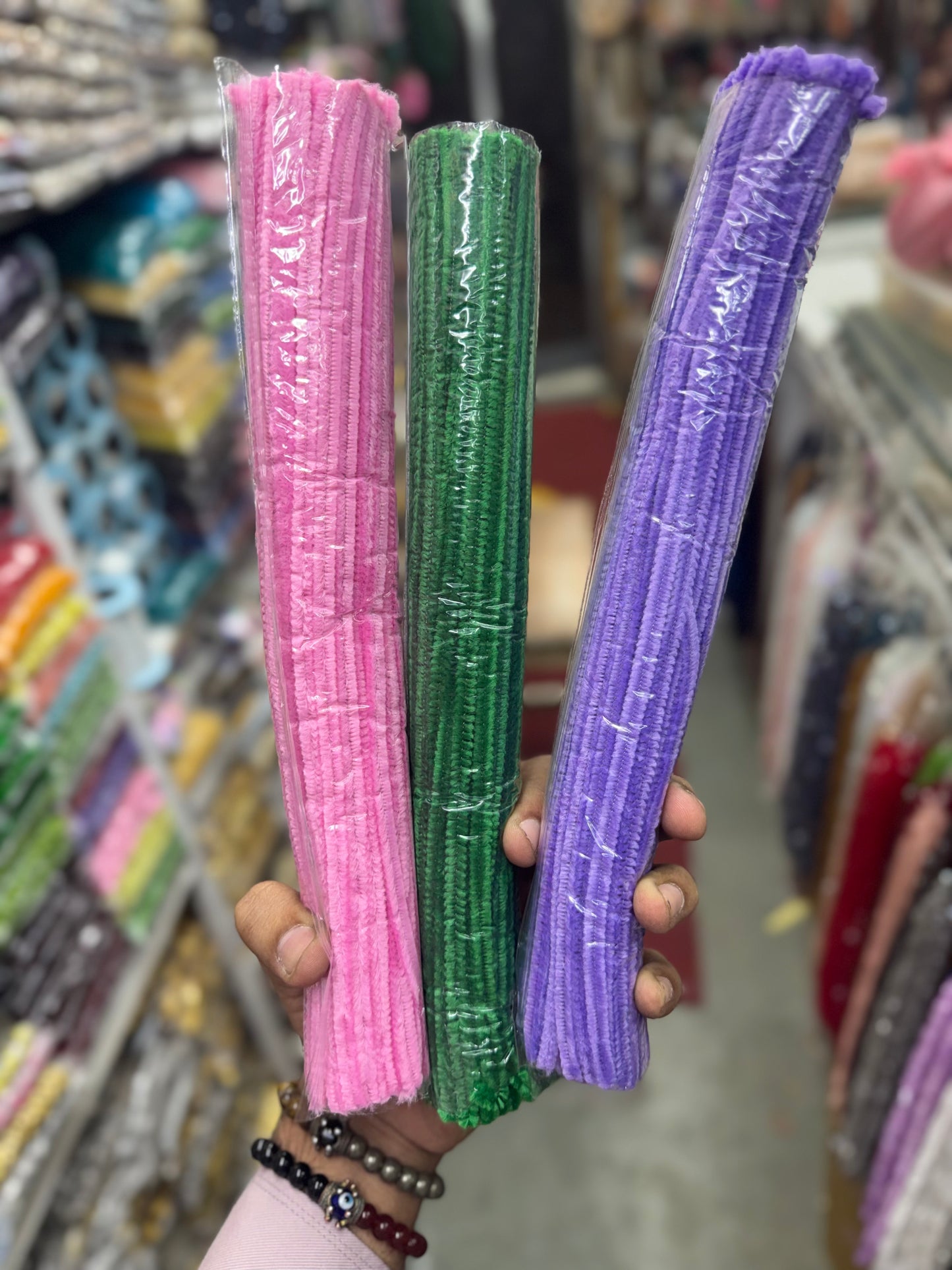 Clear Pipe Cleaners for Flower Making |