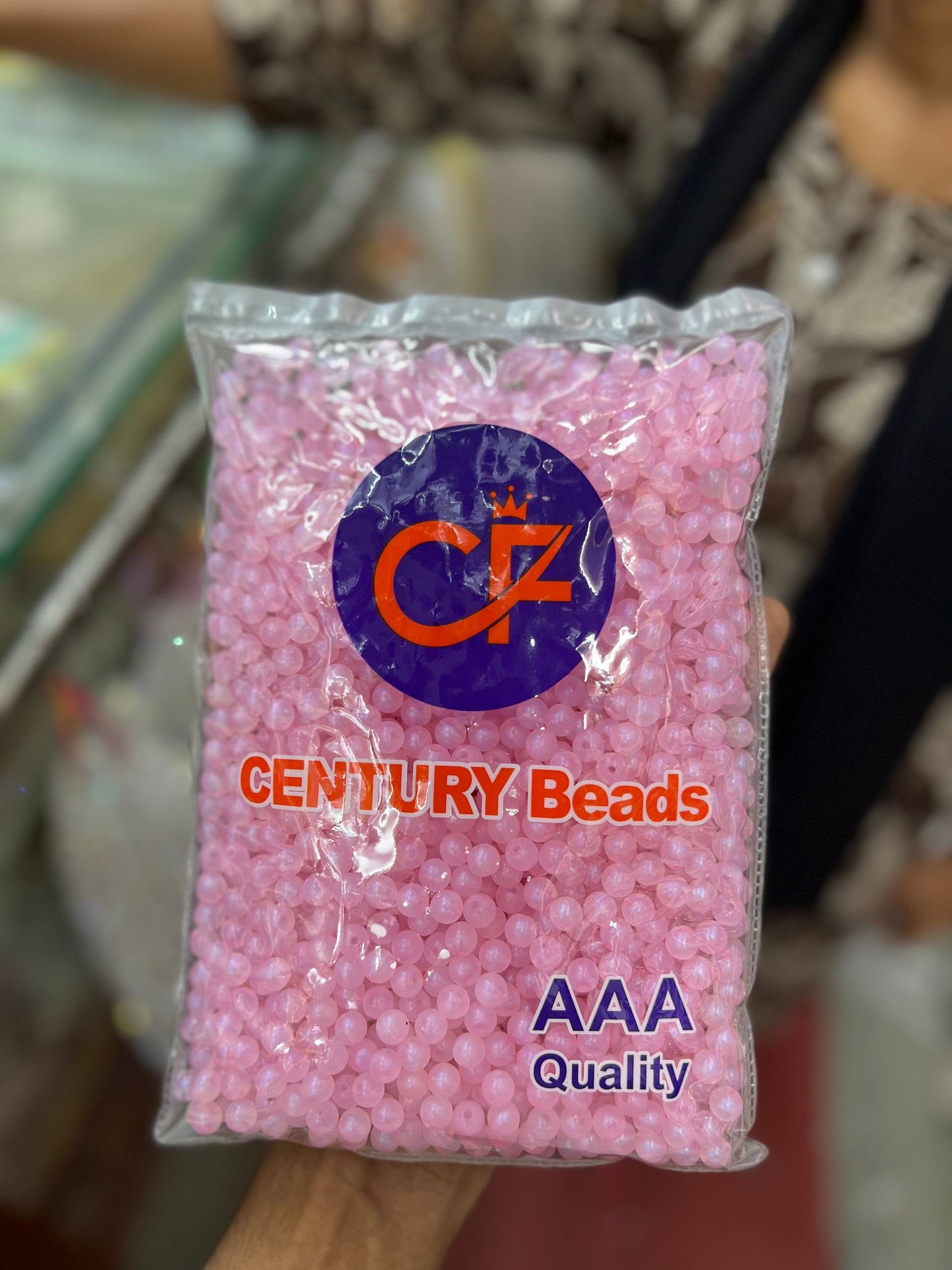 Pink – AAA Quality Craft Beads ( 500 gram )
