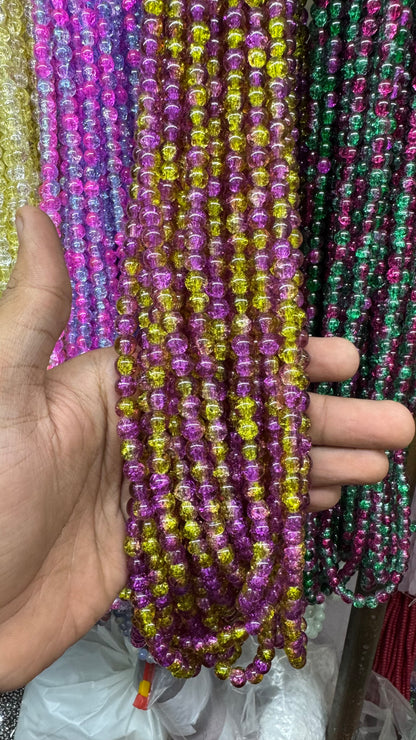 8mm Cracker beads