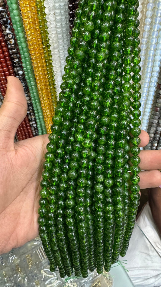 AAA Peridot Natural Stone Beads (8mm)