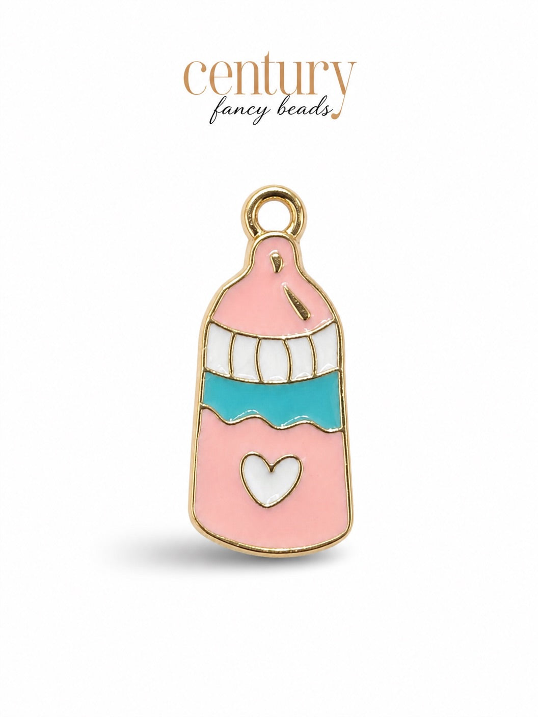 Milk bottle charm for Imitation Jewellery Making | Century Fancy Beads