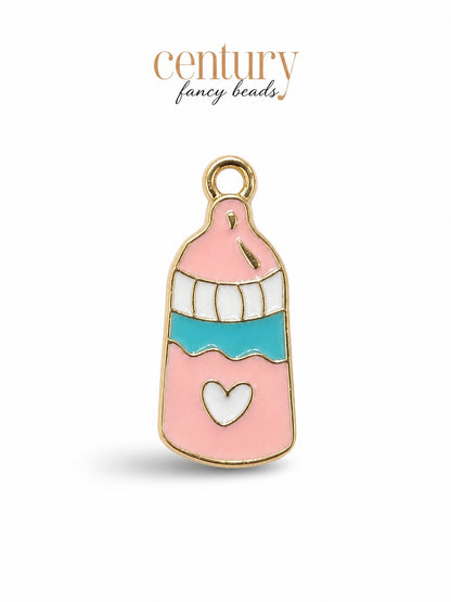 Milk bottle charm for Imitation Jewellery Making | Century Fancy Beads