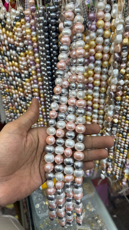 Multicolor Shell Pearl Beads – Irregular Luxury Pearls for Jewellery Making