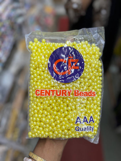 Pastel plastic beads (500 gram)
