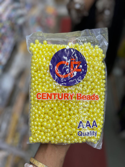 Pastel plastic beads (500 gram)
