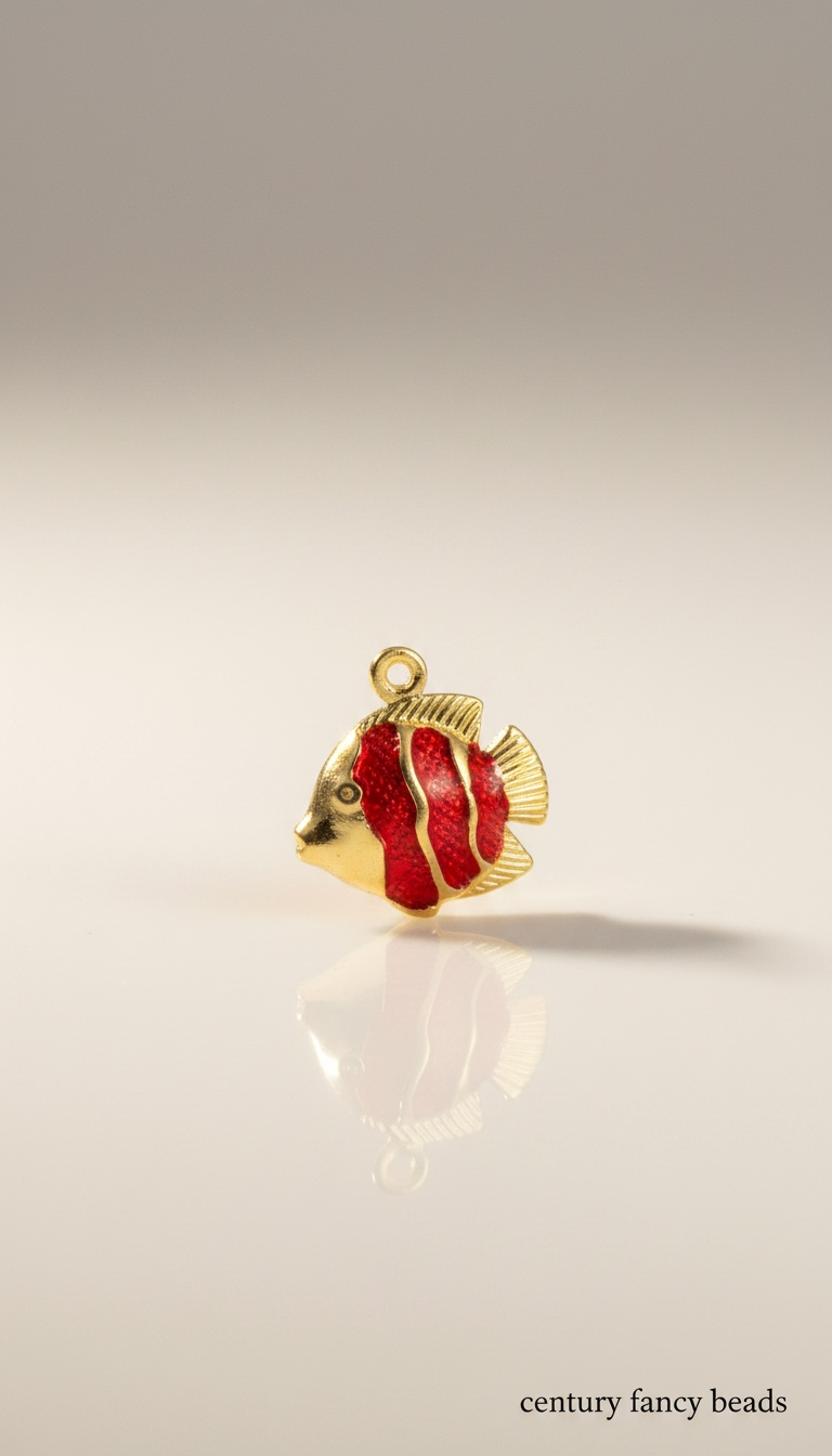 3D Stainless Steel Enamel Charms