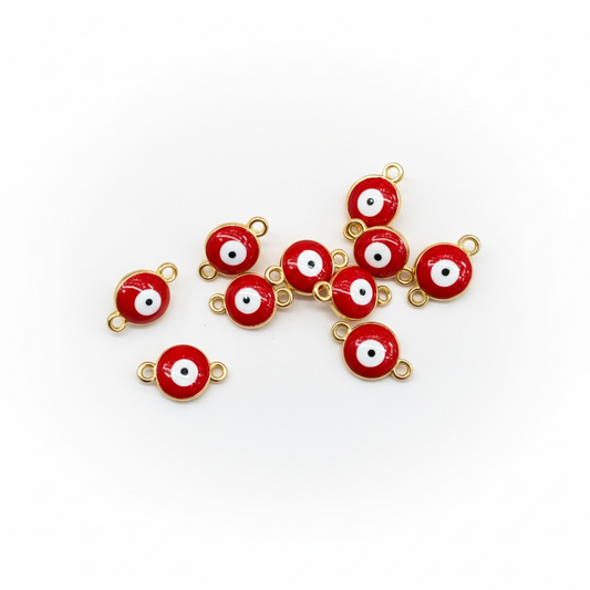 Double Loop Evil Eye Charm | Rakhi Connector Charm