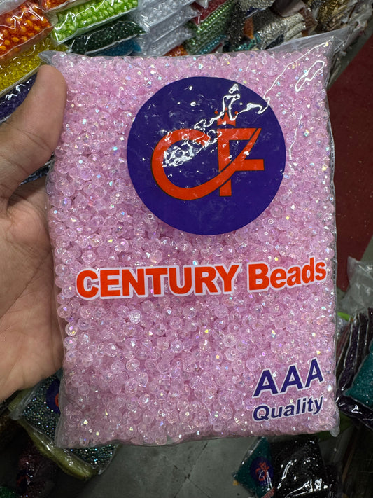 6mm Rainbow Shine Acrylic Crystal Beads