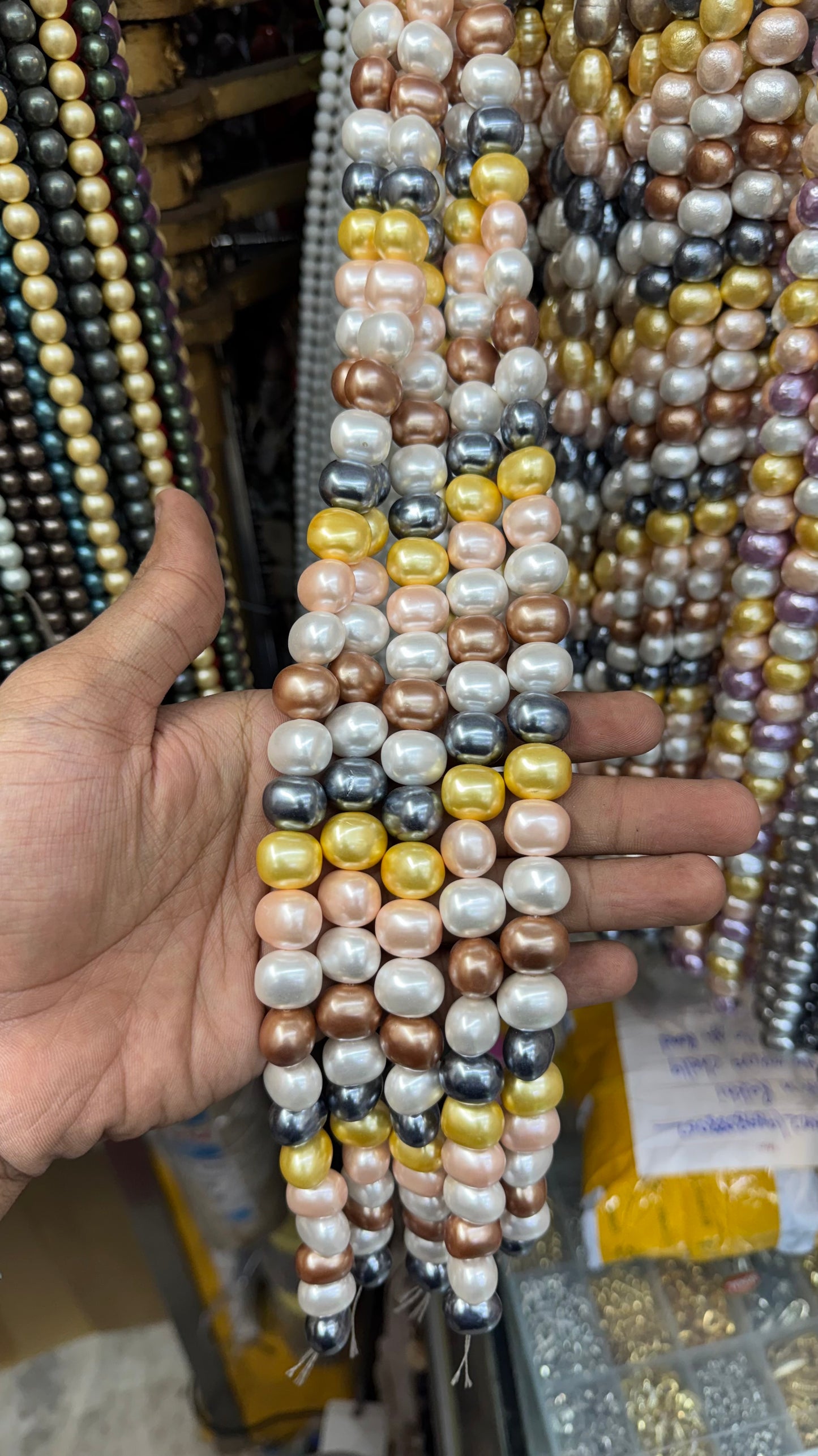 Multicolor Shell Pearl Beads – Irregular Luxury Pearls for Jewellery Making