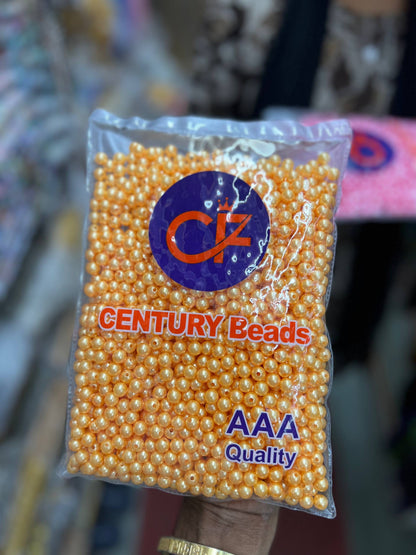 Pastel plastic beads (500 gram)
