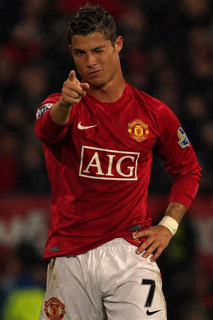 CR7 Inspired No. 7 STAR Football Enamel Brooch Pin