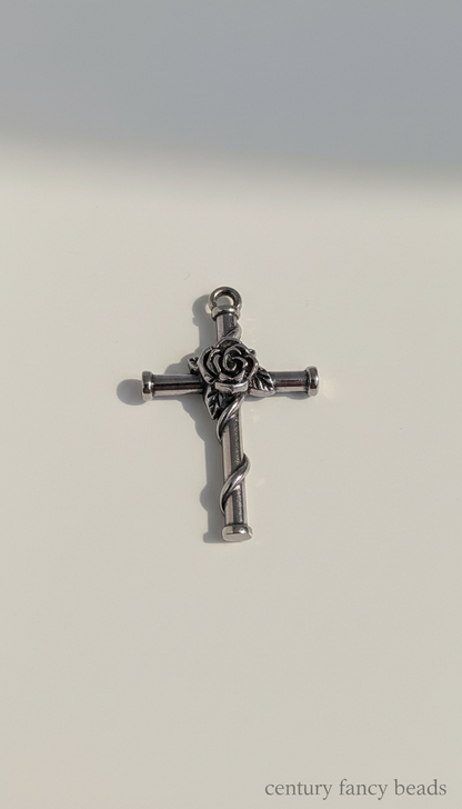Premium Cross   Shape Metal Pendant for Jewellery & Keychains |