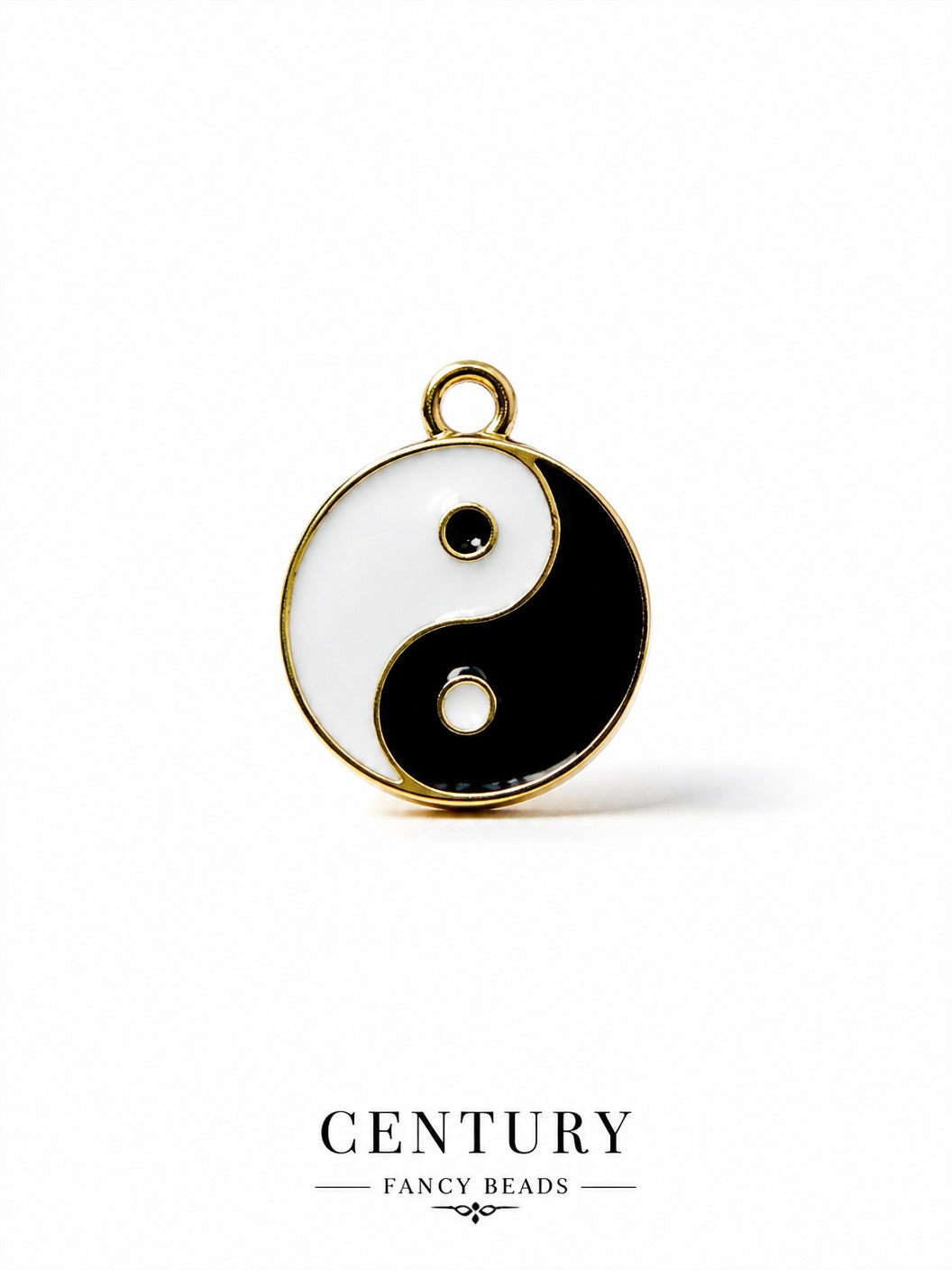 Ying Yang enamel for Imitation Jewellery Making | Century Fancy Beads