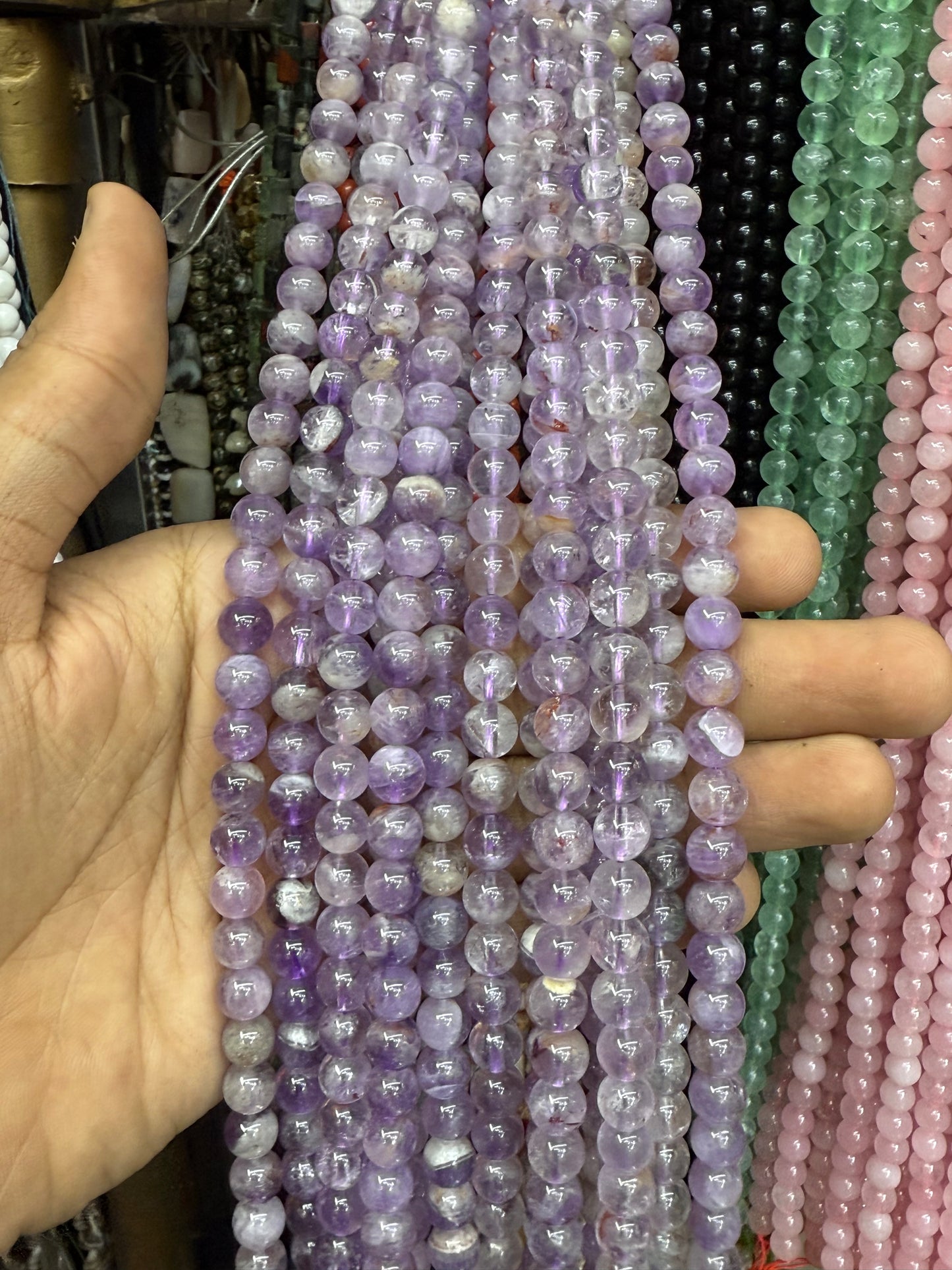 AAA Amethyst Natural Stone Beads (8mm)