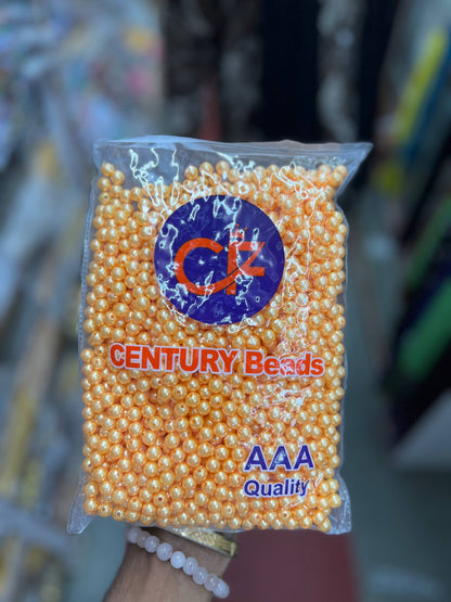 Pastel plastic beads (500 gram)