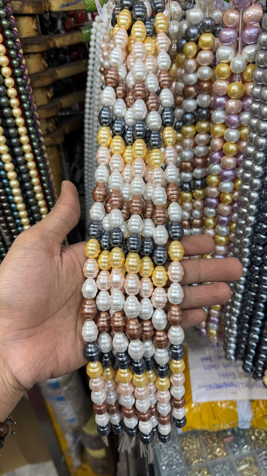 Multicolor Shell Pearl Beads – Irregular Luxury Pearls for Jewellery Making
