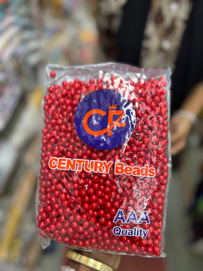 Pastel plastic beads (500 gram)