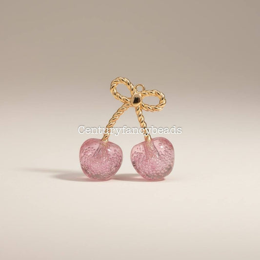 Cherry Charm Pendant | Cute Fruit Charm l