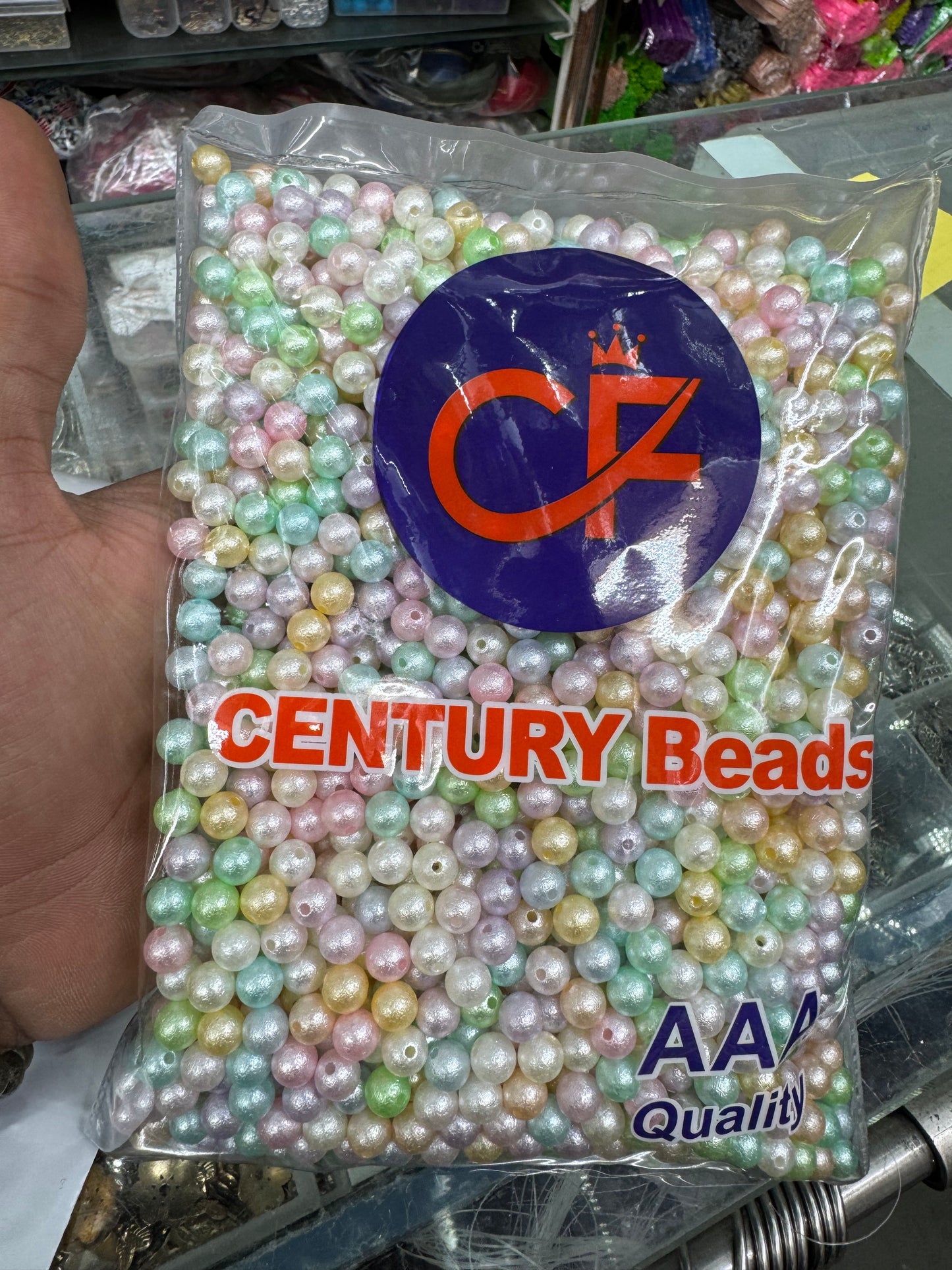 Pastel Pistol Beads AMM for Tasbih, Hairband & Jewellery Making