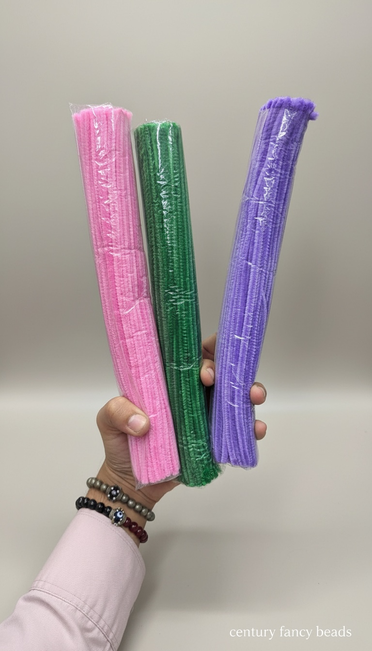 Clear Pipe Cleaners for Flower Making |