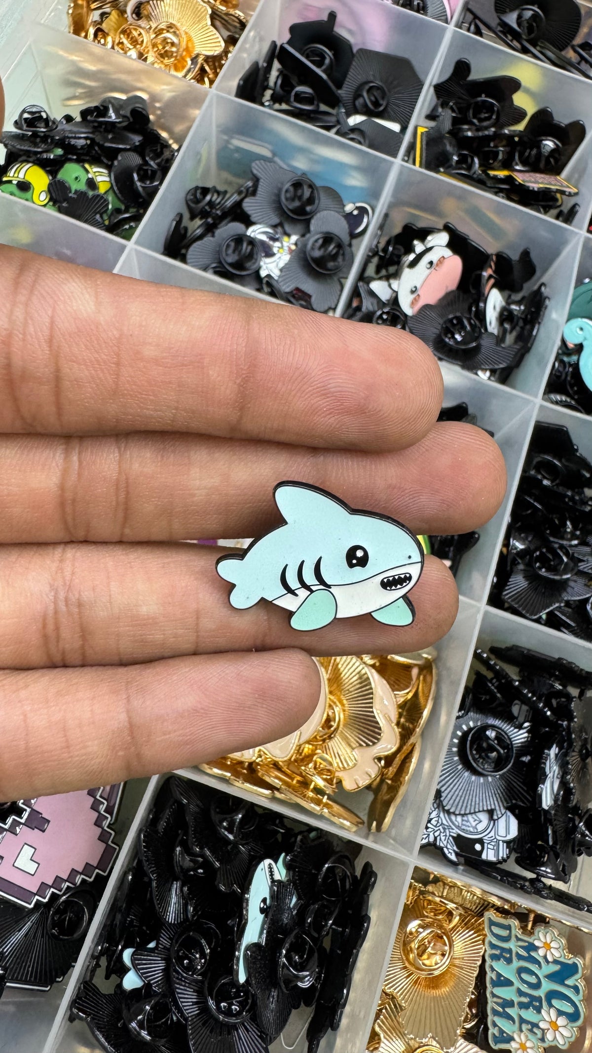 SHARK 🦈 Enamel Lapel Pin imatation jewellery