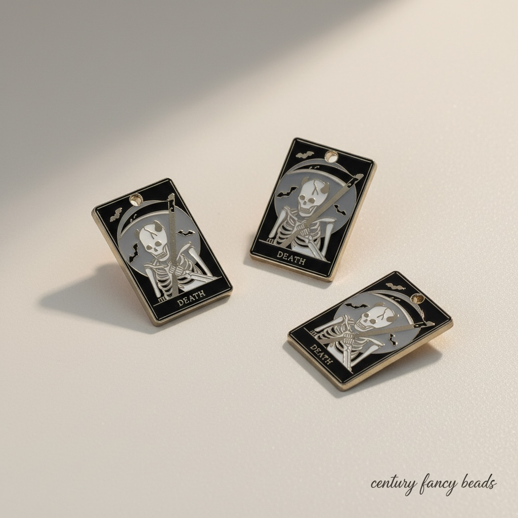 Premium Enamel Tarot Card Charms